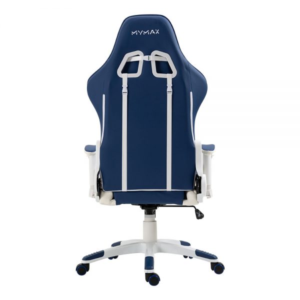 Cadeira Gamer MX5 Giratória Branco e Azul Marinho