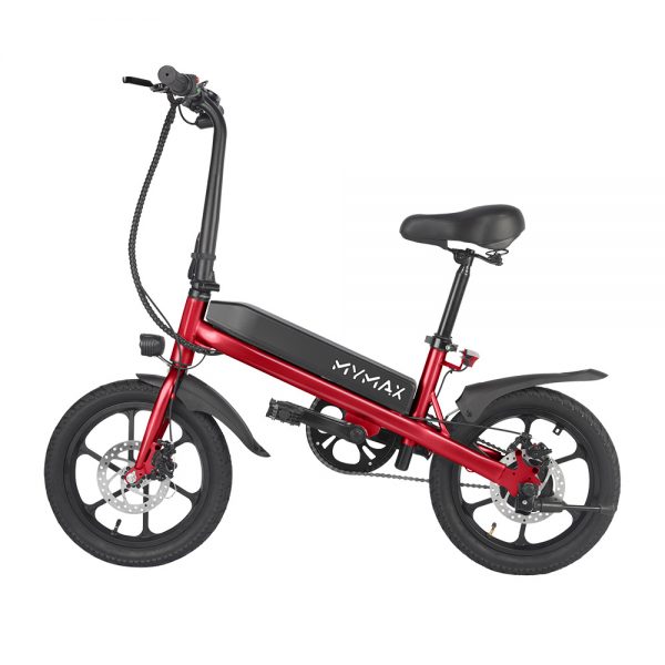 Bicicleta Eletrica Ebike Myway 4.0 Aro 16 45km Aut Vermelho